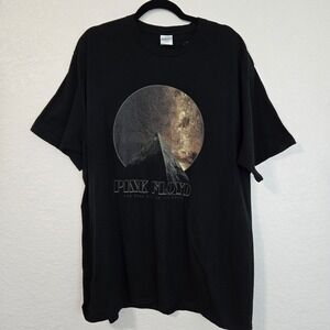 Pink Floyd The Dark Side of the Moon T Shirt Black Graphic Concert Tour Tee